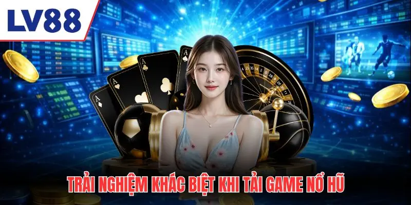 Trải nghiệm khác biệt khi tải game nổ hũ